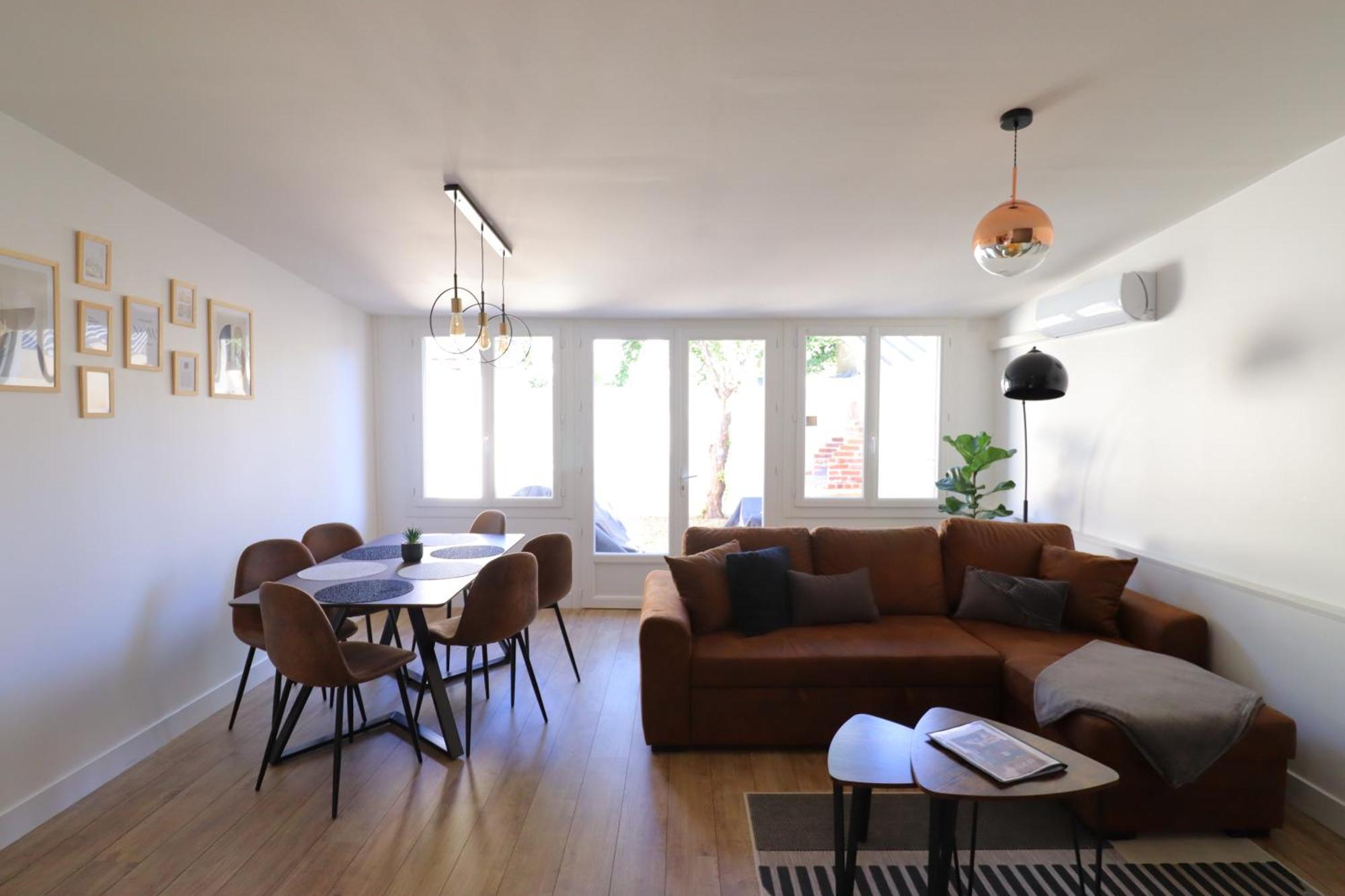 Le Patio - Spacieux T3 Avec Climatisation Et Jardin Privatif Bergerac Luaran gambar